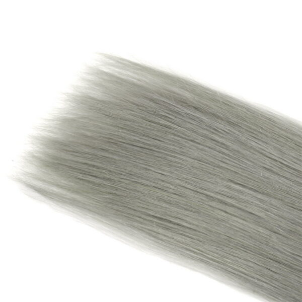 Virgin Hair Natural Straight 1B/ Green Grey Hair Bundles - Image 5